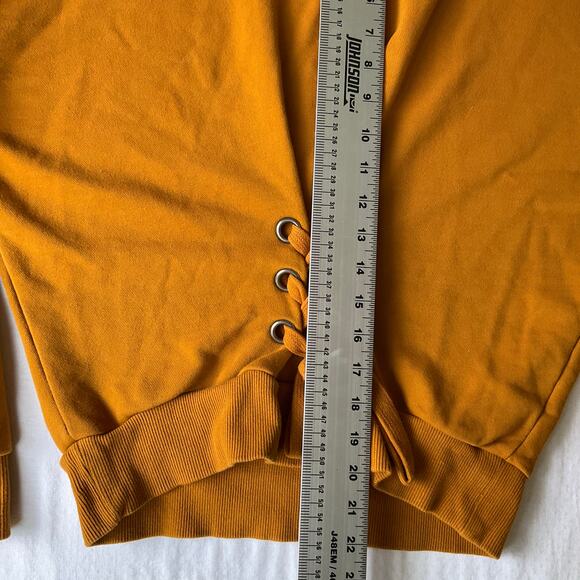 Cotton On Women’s Long sleeve Screw Neck Sweatshirt size S, Solid Orange - Picture 4 of 9